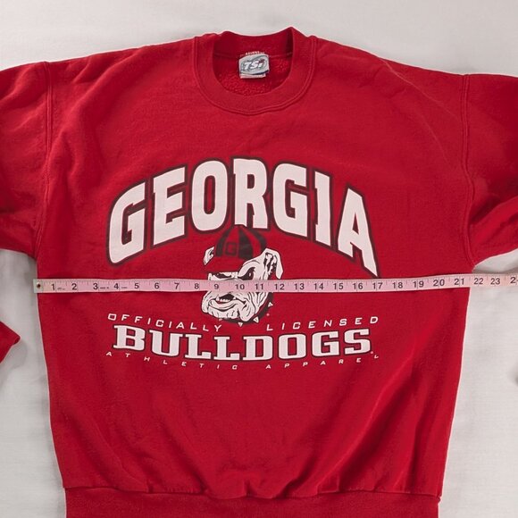 VTG Georgia Bulldogs Graphic Print UGA Crewneck Sweatshirt NCAA SEC Collegiate - Picture 5 of 7